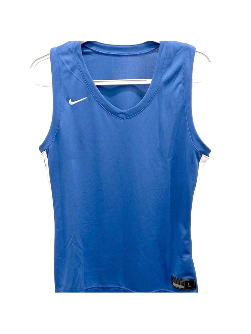 Nike Women's DryFit Basketball Tank Jersey “Blue/White” Women's L | NEW